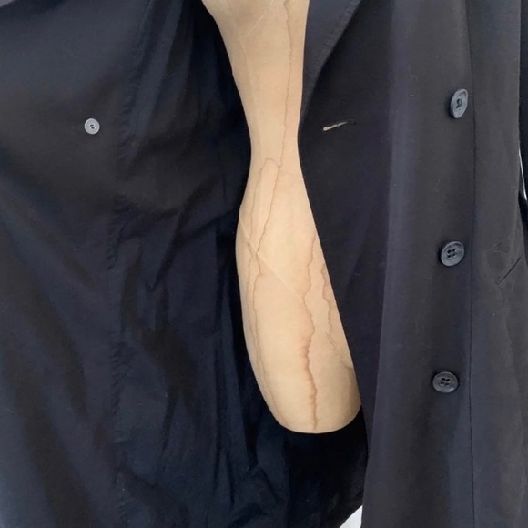 Joe’s Jeans Black Trench Coat - Picture 10 of 11